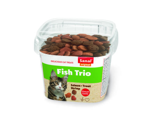Sanal Cat Fish-Trio Bites 75g