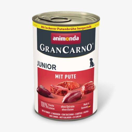 Animonda, chien GranCarno Junior a. dinde 400g / VE 6