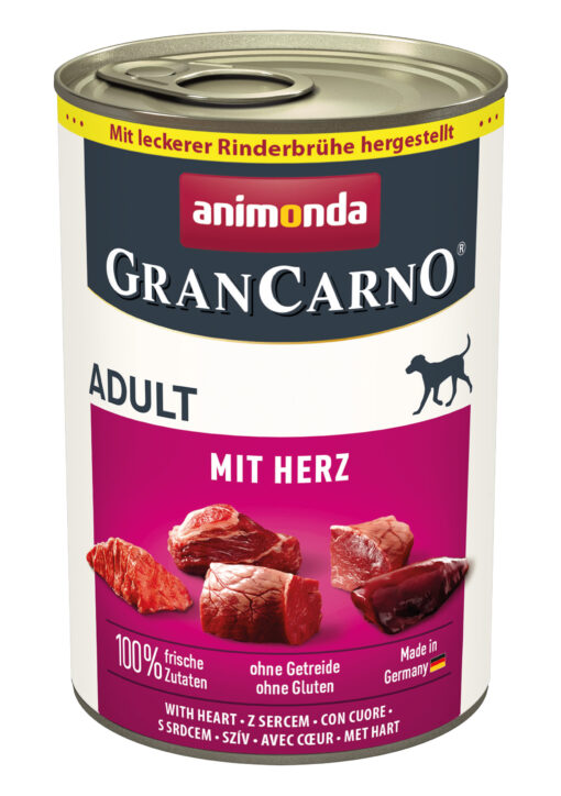 Animonda, chien GranCarno Adult avec cur 400g / VE 6