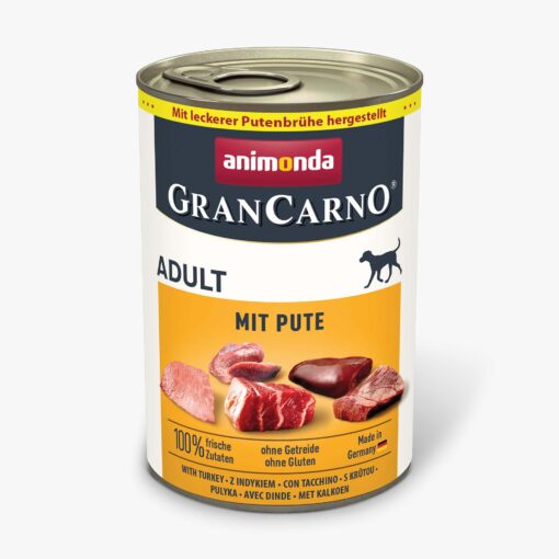 Animonda, chien GranCarno Adult avec dinde 400g / VE 6