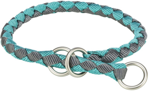 Cavo Zug-Stopp-Halsband, aqua/grafit L: 47-55cm/ø 18 mm