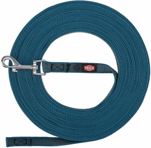 Schleppleine, gummiert, petrol S-M: 5 m/15 mm