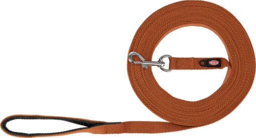 Laisse à pister, coton, rouille M: 5 m/20 mm