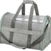 Sac Dillon, 33×32×54cm, gris/menthe