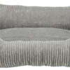 Vital Lit Jonna, velours côtelé, carré, gris