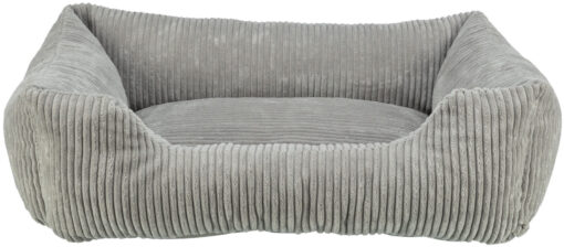 Vital Lit Jonna, velours côtelé, carré, gris 60×50cm