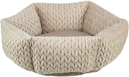 Bett Livia, rund, ø 50cm, sand