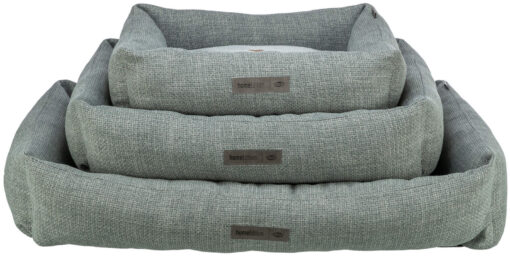 Bett Viviana, eckig, blau-grau 60×50cm