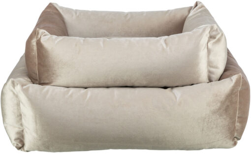 Bett Malia, eckig, gold-sand 65×55cm