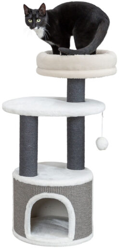Alternative view of Kratzbaum Marco, 85cm, weiss/beige/grau