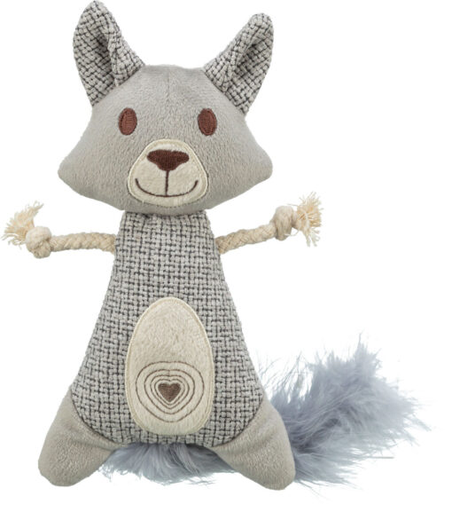 Raton laveur XXL, en peluche/tissu/plume, catnip, 20cm/30cm