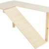 Plateforme avec rampe, souris/hamster, en bois, 47×25×30cm