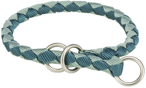 Cavo Zug-Stopp-Halsband, petrol/salbei L: 47-55cm/ø 18 mm