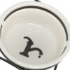 Gamelle Water", en céramique, blanc/noir