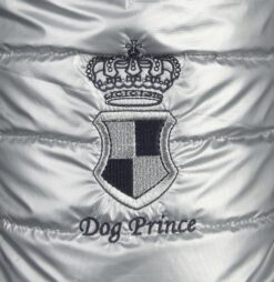 Alternative view of Dog Prince manteau d'hiver, argent gris