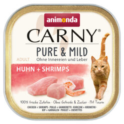 Animonda, chat Carny Pure+Mild Adult poulet+shrimps