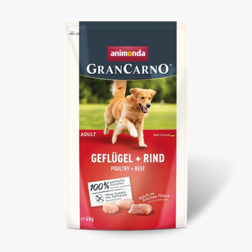 Animonda, chien GranCarno Adult, poulet+boeuf 4Kg