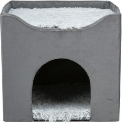 Alternative view of Höhle Harvey, 38×38×38cm, grau/weiss-schwarz