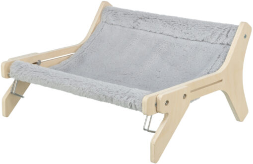 Hamac, en bois, non traité, 47×24×38cm, gris