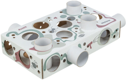Cat Activity Paws'n'Treats Box, en carton, 35×7×20cm