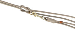 Alternative view of Laisse Pure V, couture ronde, cuir, S: 2 m/10 mm, gris clair