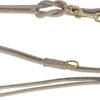 Pure V-Leine, rundgenäht, Leder, S: 2 m/10 mm, hellgrau
