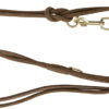 Pure V-Leine, rundgenäht, Leder, S: 2 m/10 mm, braun