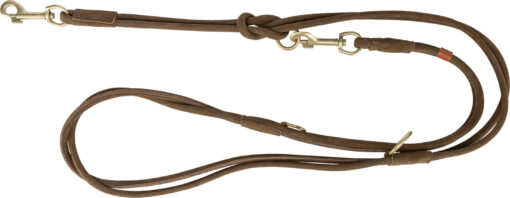 Pure V-Leine, rundgenäht, Leder, S: 2 m/10 mm, braun