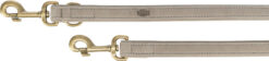 Alternative view of Pure V-Leine, Leder, hellgrau