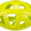 Rugby en nid d'abeille, en TPE, 11cm, lime