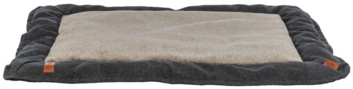 BE NORDIC Matelas de repos Föhr, carré, noir/sable 100×70cm