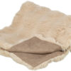 Couverture Elli, peluche/velours, sable