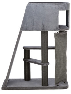 Alternative view of Kratzbaum Active, grau mit Kletterrampe, 122cm