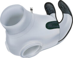 Alternative view of OP-Body für Katzen, grau