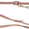 Pure V-Leine, couture ronde, cuir, S: 2 m/10 mm, rose