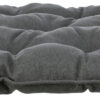 Coussin Caliente, carré, gris foncé