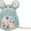 Souris, assise, en tissu, catnip, 11cm