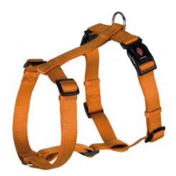 Premium H-Geschirr, L-XL: 75-100cm/25mm, kupferorange