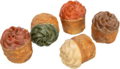 Cupcake, 25 g, braun, weiss, orange, grün, rot