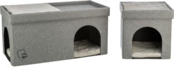 Alternative view of Höhle Kimy, 2 Etagen, 76×72×37cm, hellgrau
