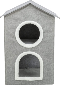 Abri Nora, 2 étages, 47×67×47cm, gris clair