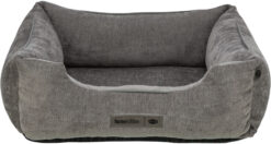 Vital Bett Lennox, Chenille, eckig, 120×80cm, grau