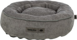 Lit Vital Lennox, chenille, rond, ø 50cm, gris
