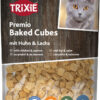 Premio Cubes cuits au four au poulet et au saumon, 50 g