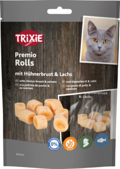 Premio Rolls mit Hühnerbrust & Lachs, 50 g
