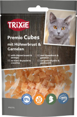 Premio Cubes mit Hühnerbrust & Garnelen, 50 g