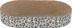 Kratzbett Leo, Pappe, Katzenminze, 63×10×35cm, creme
