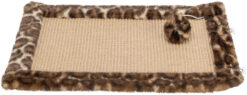 Kratzmatte Leo, 55×35cm, braun