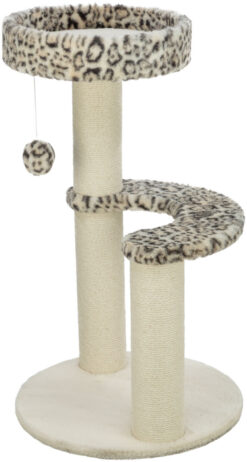 Kratzbaum Leo, rund, 82cm, creme