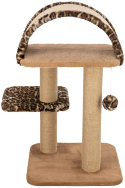 Alternative view of Arbre à chat Leo, angulaire, 85cm, brun